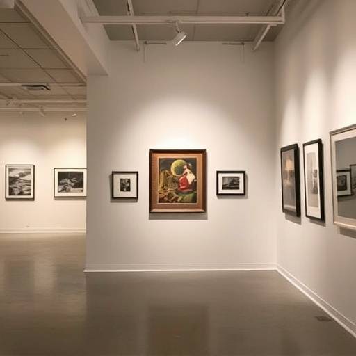 A selection of custom-framed artworks in the Bella Arte Studios showroom