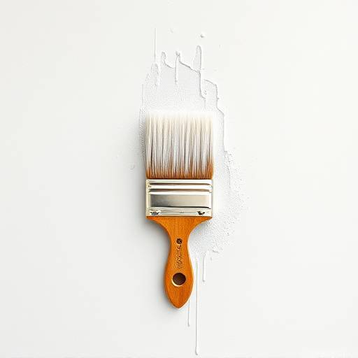 Icon of a paintbrush delicately restoring a painting