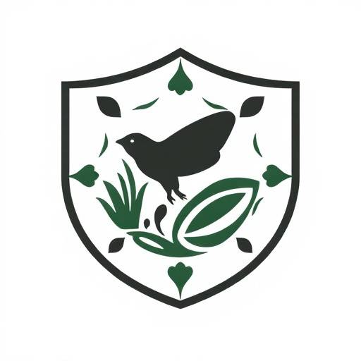 Icon representing art conservation, a shield protecting artwork