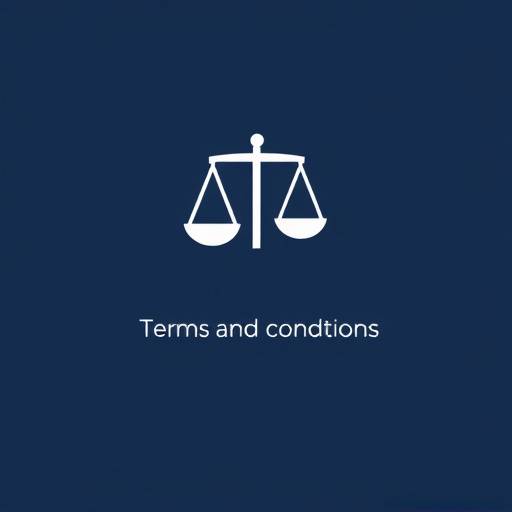 Legal symbol representing terms and conditions